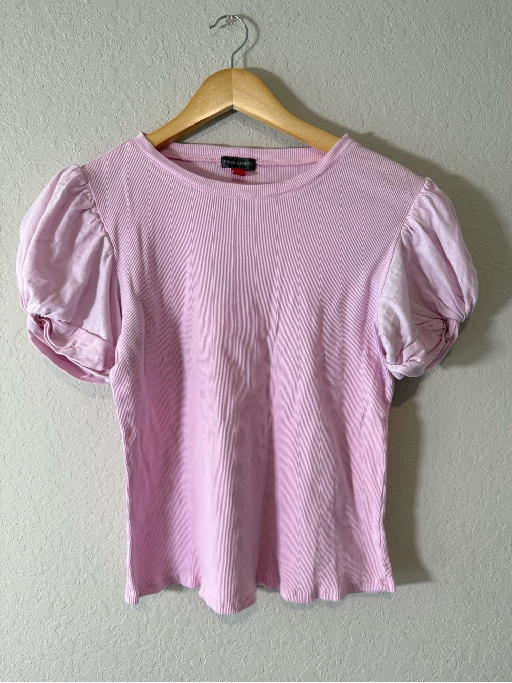 Vince Camuto Puff Sleeve Pink Women’s Top